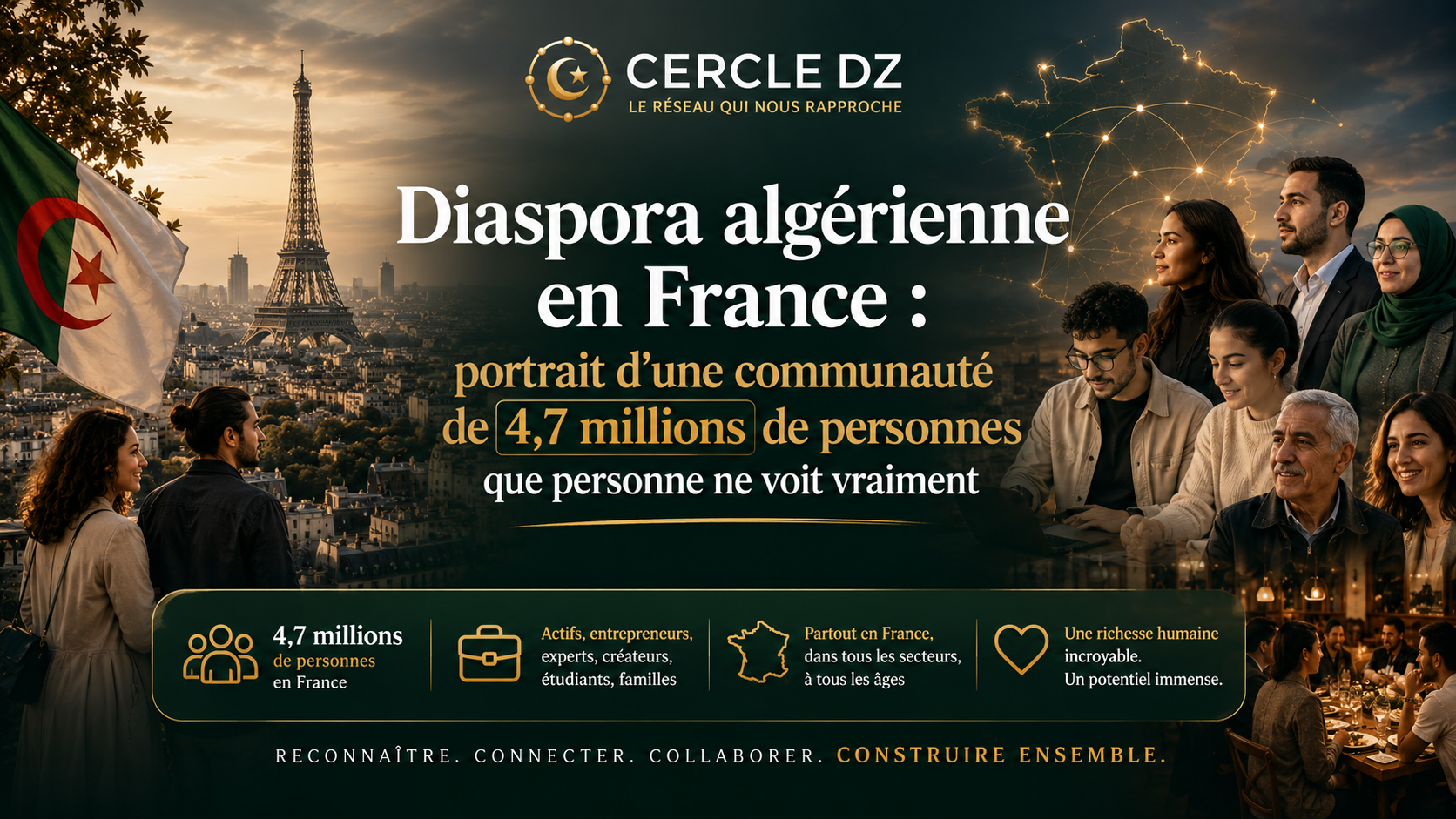 Diaspora algérienne en France : portrait d'une communauté de 4,7 millions de personnes que personne ne voit vraiment
